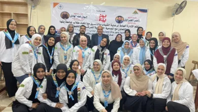 إنطلاق فعاليات الدورة الأساسية للجوالات لجامعة بنها