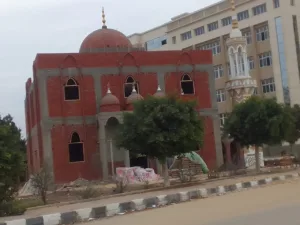 رئيس جامعة بنها يتفقد أعمال إنشاء حمام سباحة نصف أولمبي بكلية التربية الرياضية