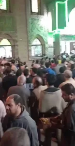 تشييع جثمان الشاب ضحية القتل على يد 3 أشخاص بشبين القناطر - صور