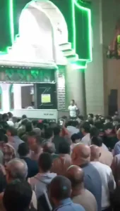 تشييع جثمان الشاب ضحية القتل على يد 3 أشخاص بشبين القناطر - صور