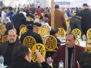 مائدة وطن واحد.. إفطار 10 ألاف صائم بشبرا الخيمة - صور