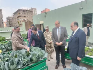 محافظ القليوبية : تعميم تجربة هيئة الشبان العالمية في زراعة الاسطح وإطلاق مبادرة مشتركة بمشاركة جامعة بنها