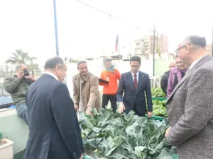 محافظ القليوبية : تعميم تجربة هيئة الشبان العالمية في زراعة الاسطح وإطلاق مبادرة مشتركة بمشاركة جامعة بنها