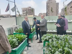 محافظ القليوبية : تعميم تجربة هيئة الشبان العالمية في زراعة الاسطح وإطلاق مبادرة مشتركة بمشاركة جامعة بنها