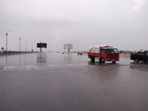 أمطار غزيرة تضرب القليوبية والمحافظة ترفع حالة الطوارئ