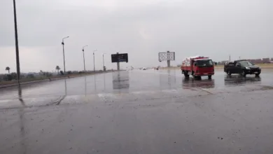 أمطار غزيرة تضرب القليوبية والمحافظة ترفع حالة الطوارئ