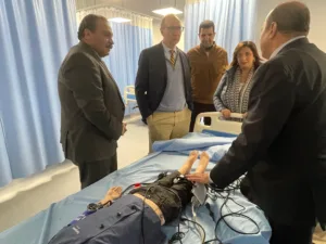 رئيس جامعة بنها الأهلية يستقبل وفد جامعة اريزونا الأمريكية - صور