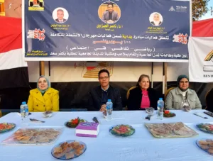 رئيس جامعة بنها يشارك طلاب المدن الجامعية حفل إفطار رمضان - صور