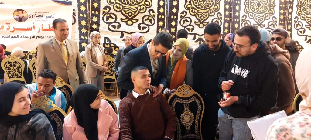 رئيس جامعة بنها يشارك فى حفل إفطار أسرة طلاب من أجل مصر