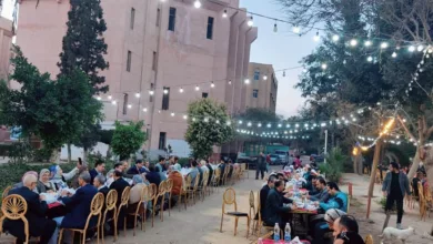 رئيس جامعة بنها يشارك حفل إفطار رمضان بكليتي الزراعة والطب البيطري بمشتهر - صور
