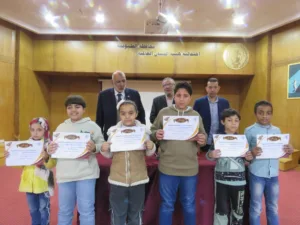 شارك بها ما يقرب من 5000متسابق، الشبان العالمية ببنها تكرم حفظة القران الكريم