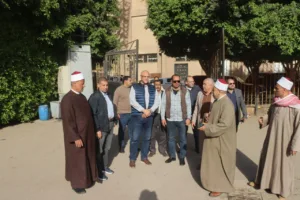 محافظ القليوبية يتابع جاهزية ساحات صلاة العيد