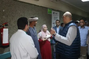 محافظ القليوبية يتفقد مستشفى ناصر وقليوب لمتابعة استعدادات العيد