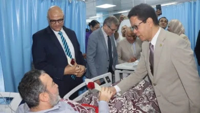 محافظ القليوبية يقدم التهنئة للأطقم الطبية والمرضى في أول يوم عيد الفطر المبارك