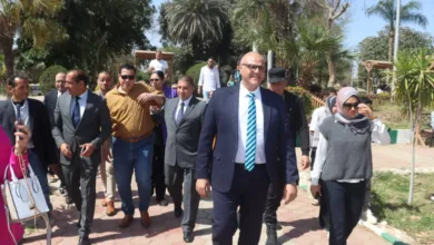 محافظ القليوبية يتفقد حدائق القناطر الخيرية لتقديم التهنئة للمواطنين بمناسبة عيد الفطر