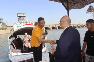 محافظ القليوبية يتفقد حدائق القناطر الخيرية لتقديم التهنئة للمواطنين بمناسبة عيد الفطر