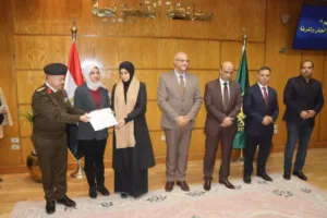 محافظ القليوبية ومدير الأمن يشهدان احتفالية يوم الشهيد وتكريم أسر الشهداء