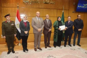 محافظ القليوبية ومدير الأمن يشهدان احتفالية يوم الشهيد وتكريم أسر الشهداء