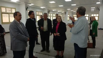 تمهيدا لافتتاحه .. رئيس جامعة بنها يتفقد مبنى المعامل المركزية بكفر سعد