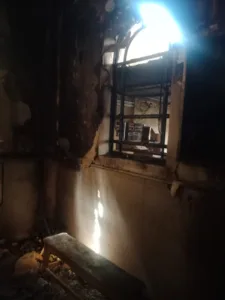 السيطرة على حريق اندلع بكنيسة القديس أثناسيوس الرسولي بقليوب