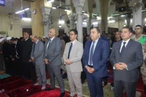 محافظ القليوبية يشهد احتفالية الأوقاف بذكرى العاشر من رمضان بمسجد ناصر ببنها