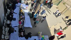 جامعة بنها تنظم حفلا ترفيهيا للأطفال الفلسطينين المرافقين لمصابي غزة بالمستشفى الجامعي