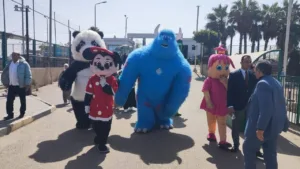 جامعة بنها تنظم حفلا ترفيهيا للأطفال الفلسطينين المرافقين لمصابي غزة بالمستشفى الجامعي