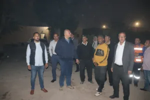 محافظ القليوبية يتوجه لموقع حريق بهيش وبوص بقطعة أرض فضاء بالخانكة