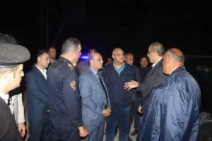محافظ القليوبية يتوجه لموقع حريق بهيش وبوص بقطعة أرض فضاء بالخانكة