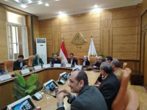 رئيس جامعة بنها يستقبل رئيس جامعة ووهان بالصين والوفد المرافق له