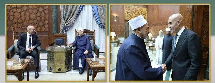 شيخ الأزهر ووزير التربية والتعليم: ترسيخ القيم الدينية والأخلاقية في نفوس الطلاب ضرورة وطنية وتربوية شيخ الأزهر ووزير التربية والتعليم: ترسيخ القيم الدينية والأخلاقية في نفوس الطلاب ضرورة وطنية وتربوية