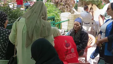 توافد المواطنين على حدائق ومتنزهات القناطر الخيرية للاحتفال بشم النسيم - صور