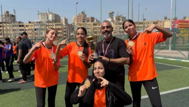 منتخب القليوبية كرة السلة بنات يحرز المركز الاول علي مستوي بطولة الجمهورية