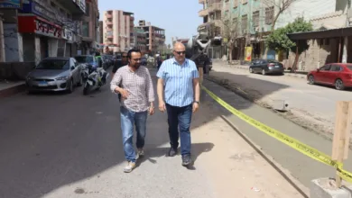 بعد قرار تحويله لاتجاه واحد.. محافظ القليوبية يتفقد شارع الشرطة العسكرية ببنها