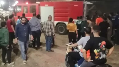 انتداب المعمل الجنائي لفحص حريق مصنع نسيج بشبرا الخيمة انتداب المعمل الجنائي لفحص حريق مصنع نسيج بشبرا الخيمة