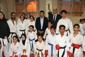 وزير الرياضة يفتتح عددًا من المشروعات الجديدة بمركز التنمية الشبابية بشبرا الخيمة