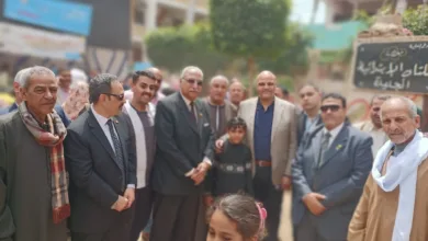 محافظ القليوبية يتفقد قافلة "إبراهيم بدران" الطبية المجانية ببلتان