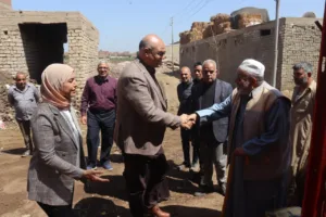 محافظ القليوبية يدشن الحملة القومية لتحصين الماشية ضد مرض الحمى القلاعية - صور