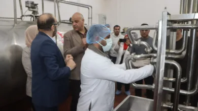 محافظ القليوبية يتفقد عدد من مراكز تجميع الألبان الحاصلة على شهادات عالمية للجودة بقرى قليوب محافظ القليوبية يتفقد عدد من مراكز تجميع الألبان الحاصلة على شهادات عالمية للجودة بقرى قليوب