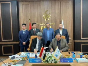 بروتوكول تعاون بين جامعة بنها الأهلية وجامعة بكين التكنولوجية الصينية