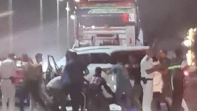 إصابة شخصين في حادث تصادم بالطريق الزراعي بالقليوبية