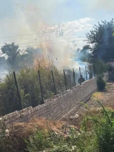 السيطرة على حريق في مخزن خشب بطوخ دون خسائر بشرية - صور