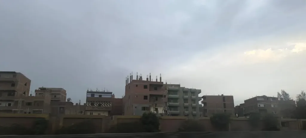 سقوط أمطار خفيفة على بعض الأنحاء بالقليوبية