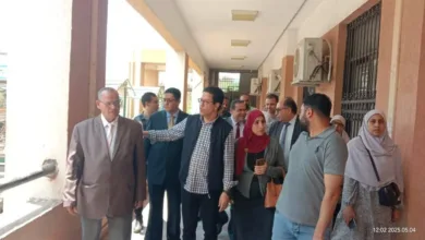 رئيس جامعة بنها يتفقد عدداً من المنشآت الجديدة بكفر سعد رئيس جامعة بنها يتفقد عدداً من المنشآت الجديدة بكفر سعد