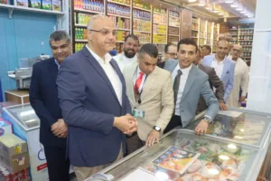 محافظ القليوبية يفتتح منافذ بيع جهاز مستقبل مصر لتوفير السلع الغذائية بأسعار مُخفضة