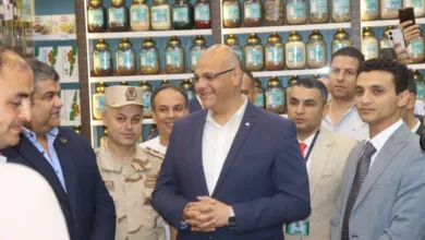 محافظ القليوبية يفتتح منافذ بيع جهاز مستقبل مصر لتوفير السلع الغذائية بأسعار مُخفضة