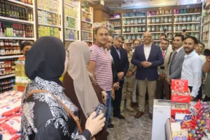 محافظ القليوبية يفتتح منافذ بيع جهاز مستقبل مصر لتوفير السلع الغذائية بأسعار مُخفضة