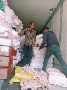 ضبط 10 طن هياكل دواجن غير صالحة للاستهلاك الآدمي بالقليوبية