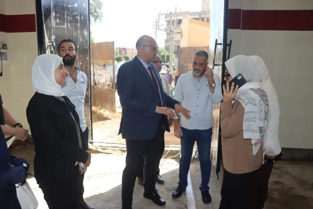 محافظ القليوبية يتابع أعمال تطوير مجزر كفر شكر الآلي