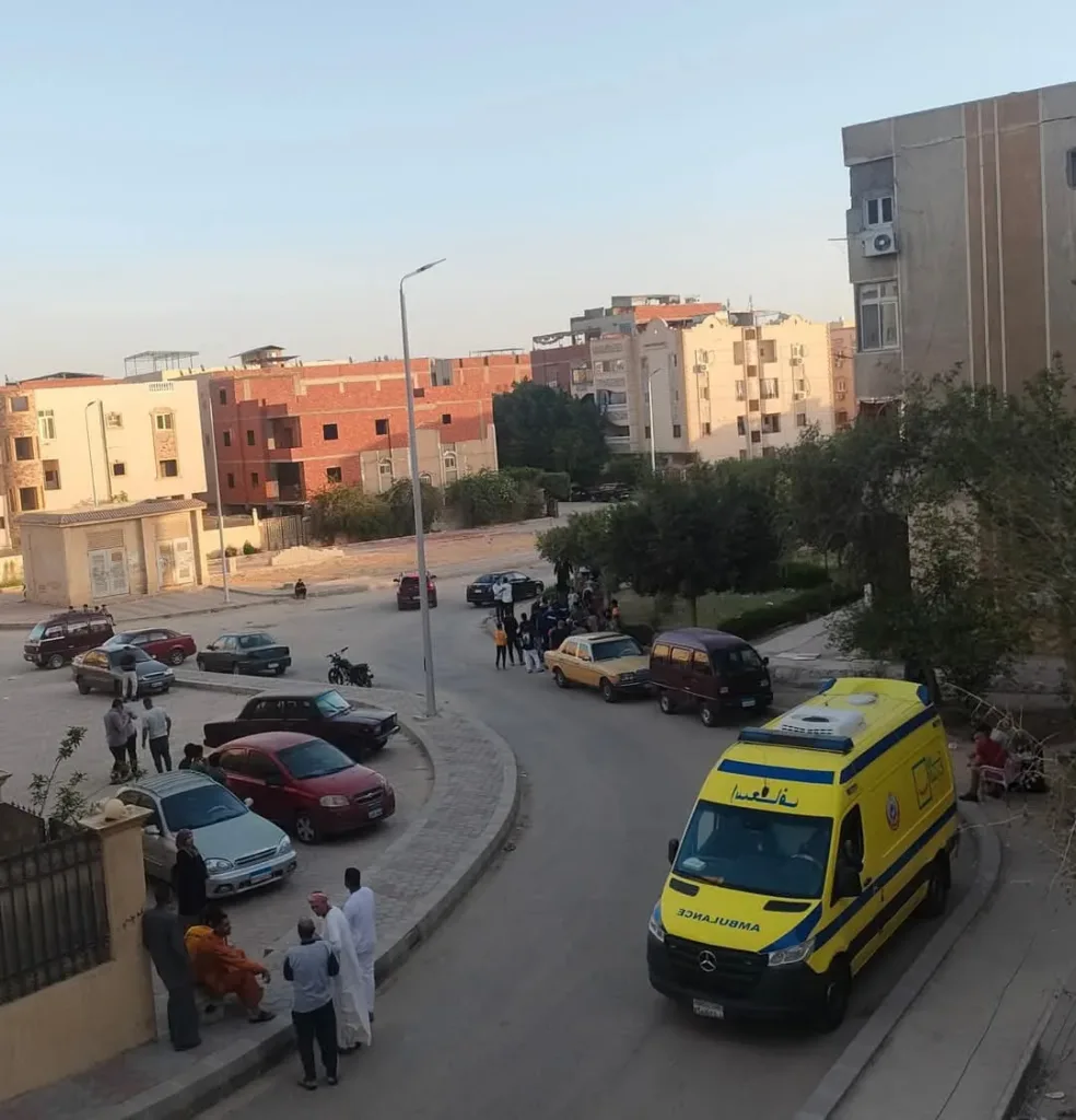 مصرع ربة منزل سقطت من الطابق الخامس بالعبور